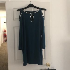 Gold studded party dress